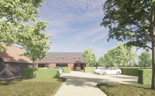 Wonen op Singraven - Erve Slinge - Vogelvlucht